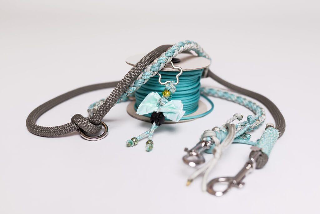 handmade-paracord-hundeleine-set